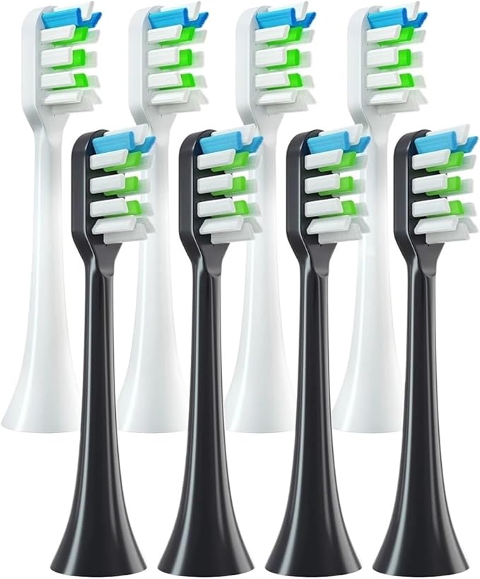 20PCS Replacement Toothbrush HeadsCompatible for SOOCAS X3S/X3U/X5 Electric Tooth Brush Soft Bristle Nozzles(20 Pink)