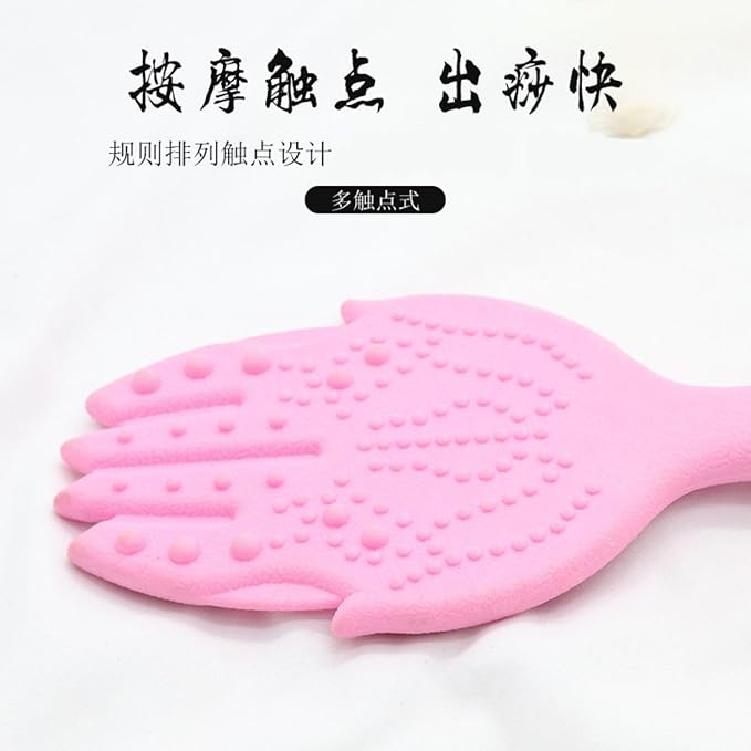 刮痧板 Gua Sha Facial Tools for Face &amp BodyPVC 经络拍痧板 Extendable Back Scratcher按摩拍养生拍打棒手掌拍 HomeOffice Body Electric Massagers