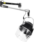 Wall Mounted Hair Hood Dryer with Swivel Arm – 900W Salon Hair Dryer with Adjustable Timer &amp Temperature Control – Space-Saving Design for Home &amp Professional Salons