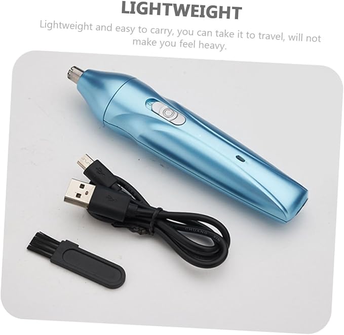 Electric Nose Hair Trimmer USB Rechargeable Battery Precision Vibrissa Trimmer for Men and Women Wet/Dry Use Easy to Clean Nose and Ear Hair Remover