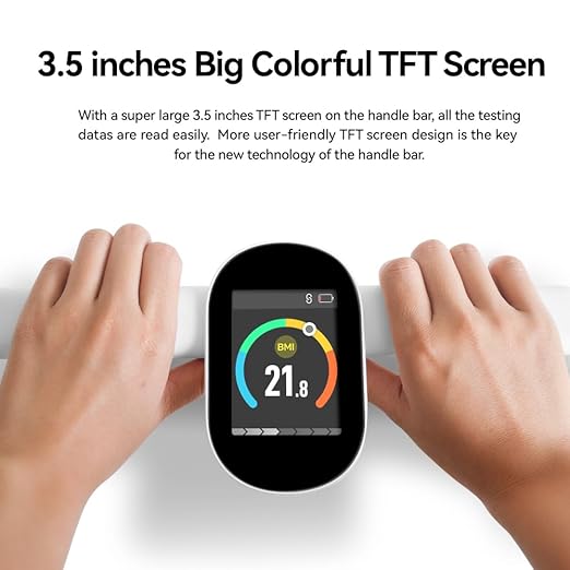 Fitdays Body Health Pod Scale View 5 Metrics Without Phone 8-Electrode Smart Scale with BMI Body Fat Muscle Mass Offline Body Composition Analyzer FSA&ampHSA Eligible