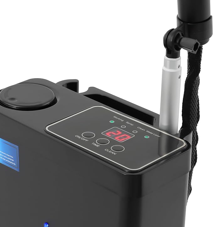 Salon Hair Steamer 3-in-1 Professional Nano Steamer Hair TreatmentSpray for Hair Care Hair Repair1300w (Black)