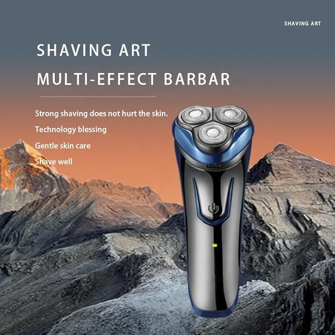 Head Shaver for Men Electric Shaver Bread Trimmer Wet &amp Dry Men's 3D Rotary Razor Painless Shaving Machine