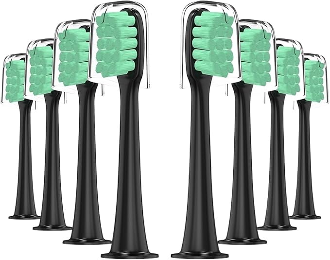 16pcs Electric Toothbrush Compatible for Soocas X3Pro / X3U X5 V1 V2 X1 Brush(BlackB)