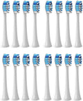 Replacement Brush Heads Compatible for Toothbrush Head HX3 HX6 HX9 Series HX3210 3211 6150 6500 6510 6530 9342 6730(16pcs P3)