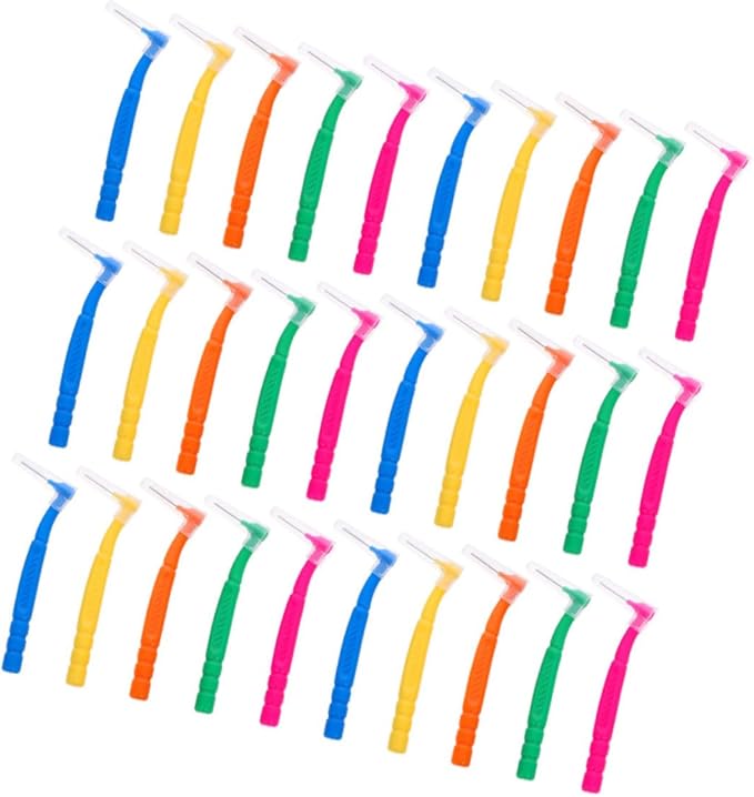 120pcs Interdental Toothbrush Compact Manual Cleaner for Oral Care for Easy to Use Prevent Decay Bad Breath