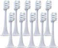 8/10 PCS Replacement Toothbrush HeadsCompatible for Xiaomi T300 T500 Sonic Electric Teeth Brush Soft Teethbrush Nozzles(10 White Soft)