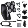 Electric Razor for Men LCD Display 5in1 Pro Powerful Electric Shaver Hair Trimmer Beard Facial Body Electric Razor For Men Bald Head Shaving Machine