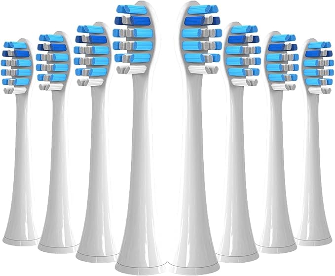 4-16Pcs Replacement Toothbrush Heads Plaque Defence Electric Toothbrush Head Toothbrush Brush Head(8pcs Blue)