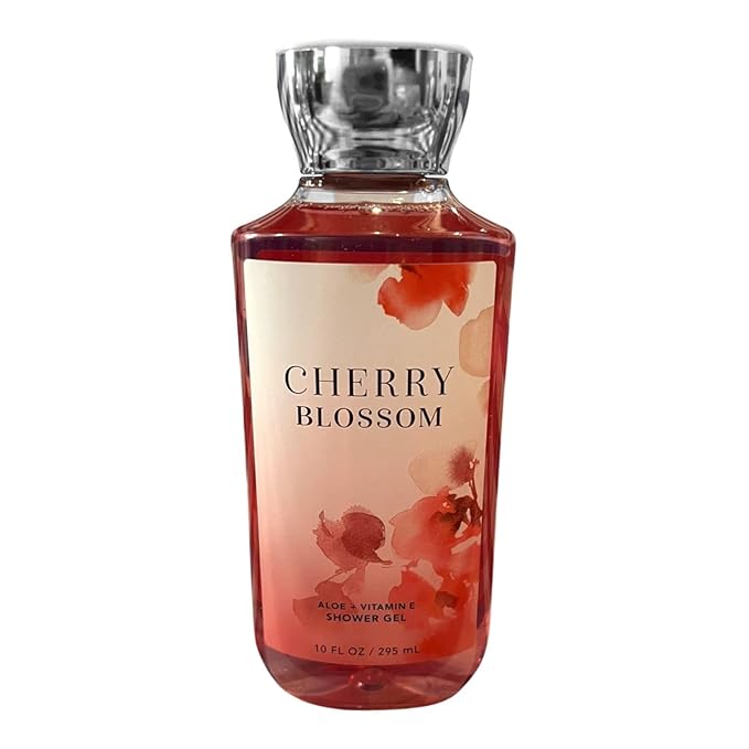 Cherry Blossom – Shower Gel with Aloe &amp Vitamin E (10 fl oz / 295 mL)
