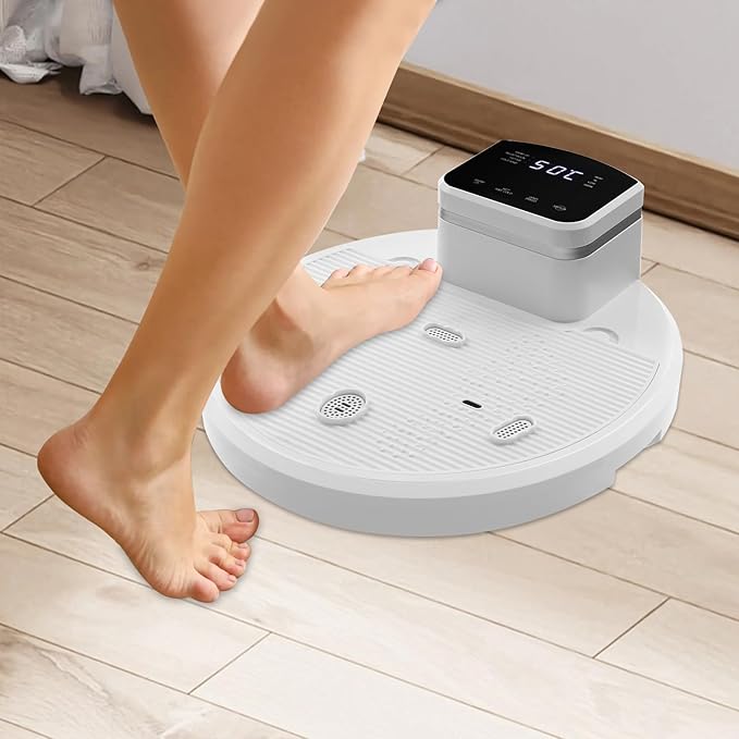 Full Body Dryer After Shower Waterproof Smart Body Heater Negative Ions 4 Wind Speeds Body Blow Dryer Infrared Sensing Feet Touch Screen Body Care Dryer for Bathroom Hotel