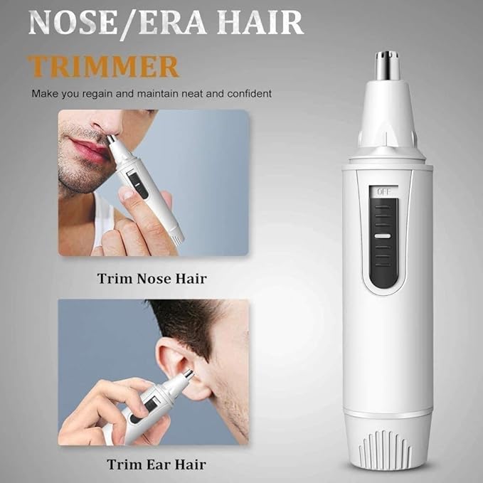 Nose and Ear Hair TrimmerTrimmer Clipper ProfessionalPainless Precision Tool Battery PoweredEasy to Clean