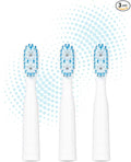 Blue Light Toothbrush Head Replacement 3-Pack for Smile Actives Blue Light Toothbrush