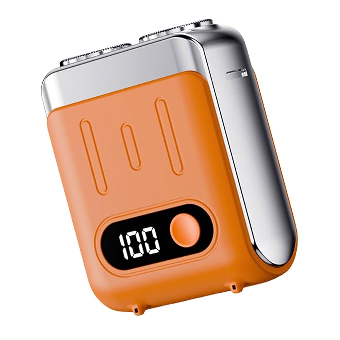 Portable Electric Shaver For Men Quiet Small Travel Trimmer With Digital Display Efficient Shaving Tool Travel Shaver