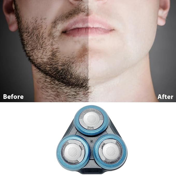 SH60/72 Replacement Complete Head Assembly for P-hilips Norelco Mens Cordless Wet Dry Electric Shaver Series 6000 Shavers Model S6810/82 S6850/85 S6880/81 by YTXXDEUS