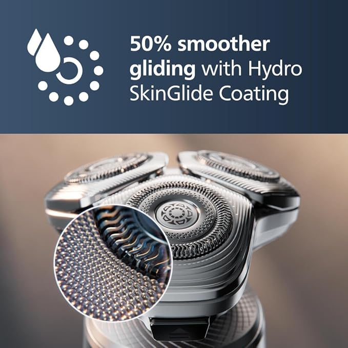Philips Norelco Shaver Series 9000 Prestige Special Edition Wet &amp Dry Electric Shaver Lift/Cut &amp SenseIQ Technology Nose &amp Precision Trimmer Cleaning Pod &amp Premium Case SP9842/85