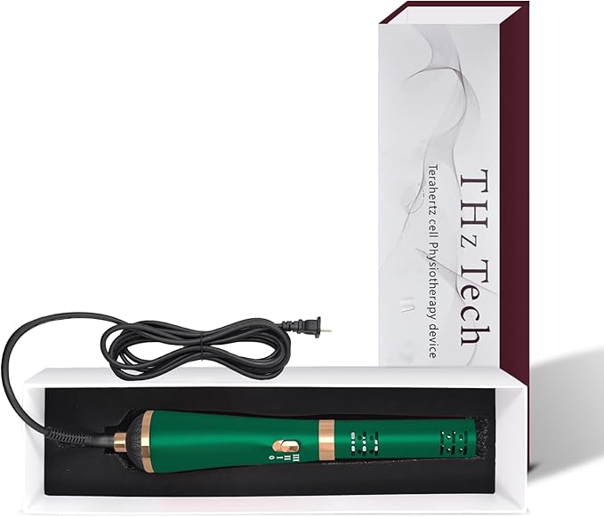 Terahertz (THZ) Wand Blower Health Physical Therapy Board Electric HeatingTherapeutic Massage/Body/Water Enhanced Terahertz Frequency Wand Green