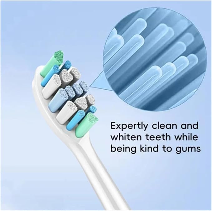3Models Electric Toothbrush Head Compatible for with HX3/HX6/HX9 Series Models(8pcs Black)
