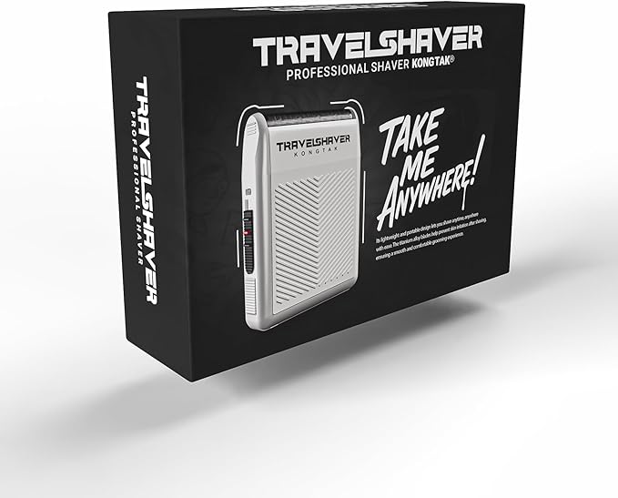 Solo Single Foil Pocket Shaver | Travel Shaver for Professional &amp Home use | 120 Min Runtime Cordless use Powerful USB-C (White)