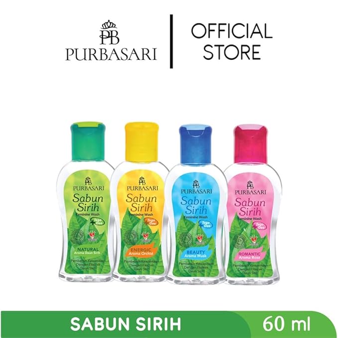 Purbasari Sabun Sirih Feminine Wash 60ml Beauty Aroma Musk (Pack of 1)