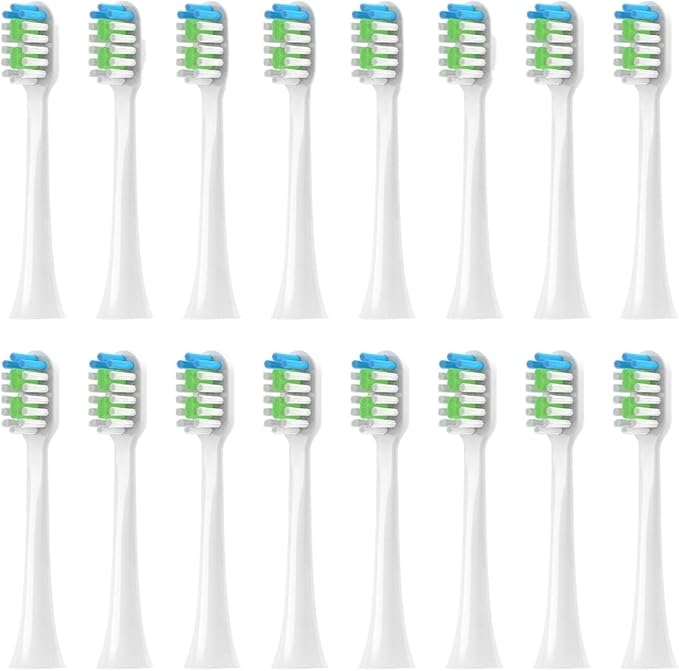 Replacement Toothbrush HeadsCompatible with ROAMAN T3/T5/T10/T10S/T20/E7/V5 Electric(16pcs White)