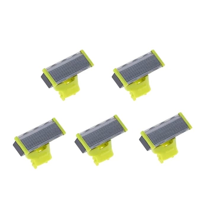 Electric Shaver Head MLG 5PCS Replacement Blade - Washable Rechargeable For Men Beard Trimmer