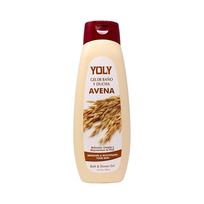 YOLY Oatmeal Body Wash - Daily Moisturizing Refreshing &amp Rejuvenating 25.3 Fl Oz