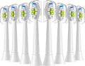 R4/8/12/16pcs Replacement Toothbrush Heads Compatible for with Philips Electric Brush Head 4100 6500 6100 7500 5300 1100(8pcs White)