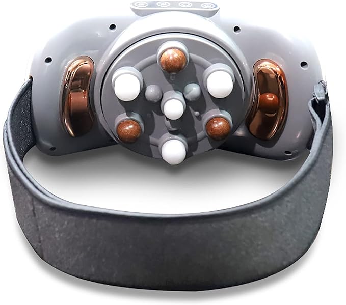 Automatic Abdominal Massager Electric Stomach Massager Dual-use for Waist and Abdomen 5 Modes 3 Adjustable Vibration Intensities for Home/Dysmenorrhea/Abdominal Pain