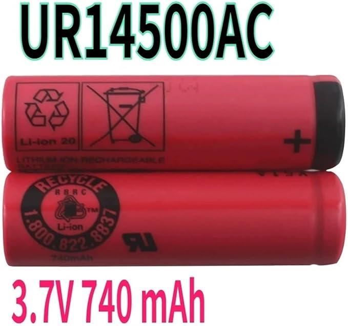 UR14500AC Battery Replacement - 3.7V Lithium-Ion Compatible with Braun S5 S6 S7 S51 Series Electric Shavers(2pcs)