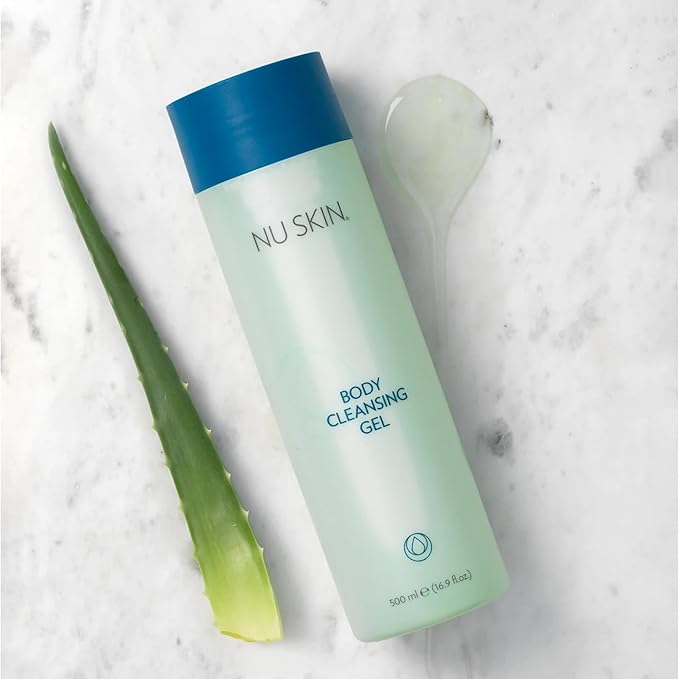 Nu Skin Body Cleansing Gel | Gentle Hydrating Wash for All Skin Types | Moisturizes Cleanses and Refreshes Skin | Luxurious 16.9 fl oz Bottle for Daily Use