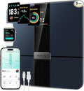 Etekcity Smart Scale for Body Weight Fat Digital Bathroom Weighing Machine for Accurate BMI Muscle Mass Composition Home Use Apple Health Compatible Fitness Equipment