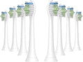 4pcs Replacement Brush Head Compatible with PH Sonic Care Diamondclean Electric Toothbrush(8pcs White)