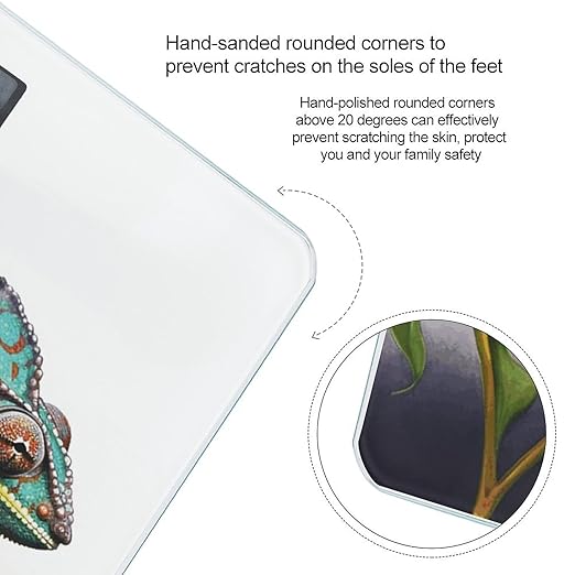 Chameleon Scale for Body Weight Smart Scales Digital Bathroom Scale High Precision Weighing Scales with Large Display Weighing Machine for People
