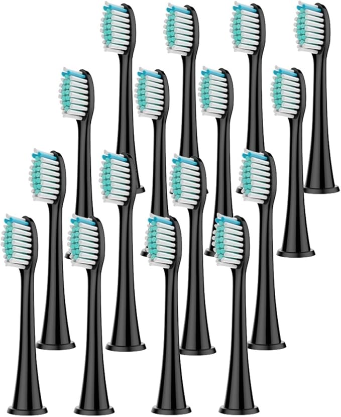 3Models Electric Toothbrush Head Compatible for with HX3/HX6/HX9 Series Models(16pcs Black)