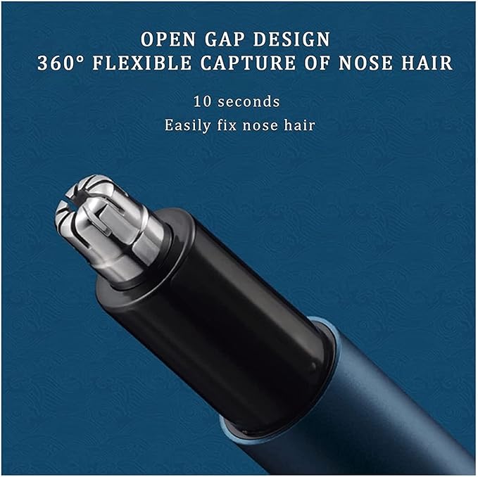 Ear and Nose Hair Trimmer Clipper for Men &amp Women USB Rechargeable Professional Eyebrow Trimmer Smart Cleaning System Waterproof Facial Hair Remover