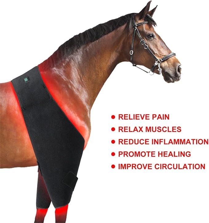 WOLWES Red Light Therapy Belt for HorseLED Red Light Therapy Device for Horse Full Body660nm 850nm Near Infrared Therapy Pad Deep Light Therapy for Horse Muscle Recovery
