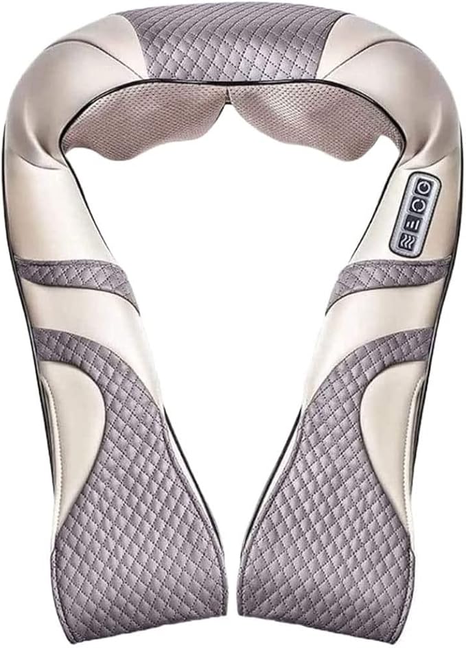 TOEWOE Neck Massager Neck and Back Massager with Heat Electric Deep Tissue Kneading Massage for Neck Shoulder Back Foot Leg Muscles Pain Relief