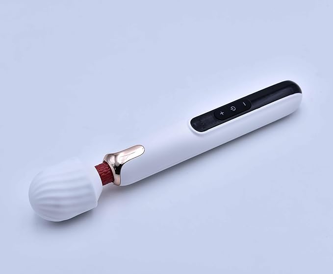 Cordless Electric Back Massager Long Handle Big Handheld Muscle Massager Rechargeable with Multiple Speed Settings
