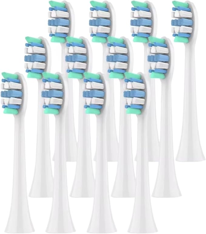 Replacement Toothbrush Heads Compatible with Philips Electric Brush Head 1100 2100 4100 4300 5100 5300 6100 6500 Etc(16pcs)