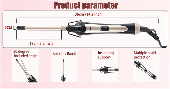 Thin Tube Curling Iron Fluffy Iron(Dard220v)