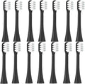 Compatible for SOOCAS - 14PCS Replacement Toothbrush Heads Fit X3S/X3U/X3Pro/D2/D3S/D5 Soft Bristle Nozzles(14 Black- Soft)