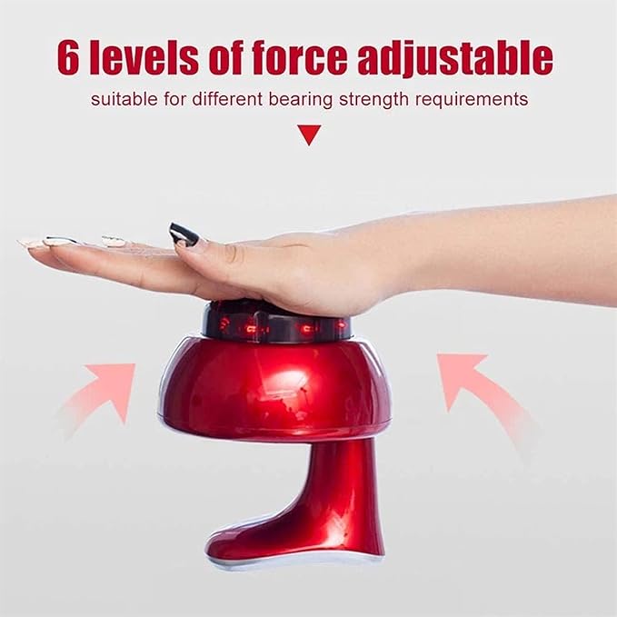 LIPPSY Electric Scraping Massager Rechargeable 6-Speed Adjustable Temperature Thermal Pressure Magnetic Wave Massager Slimming Meridian Dredging