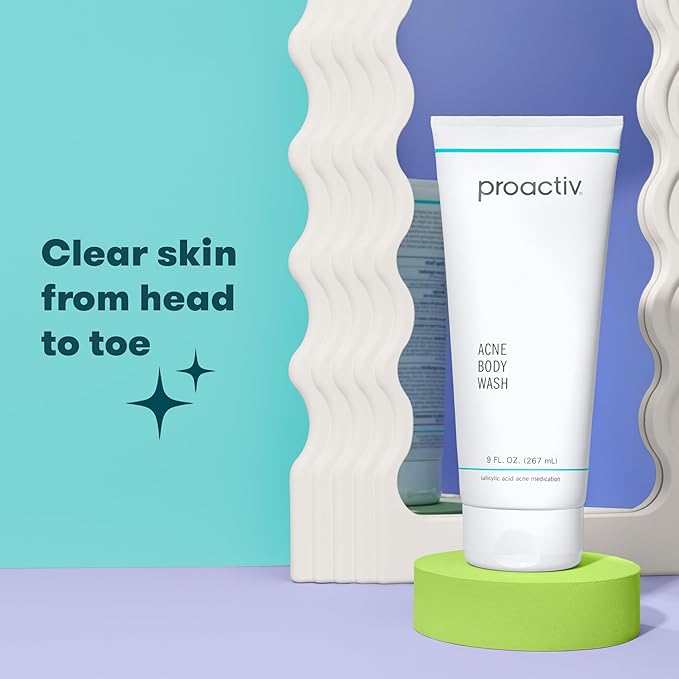 Proactiv Acne Body Wash Gentle Body Cleanser Unclogs Pores and Clears Body Blemishes Salicylic Acid &amp Glycolic Acid Formula Soothing Complex of Shea Butter Vitamin E &amp Aloe Vera Extract