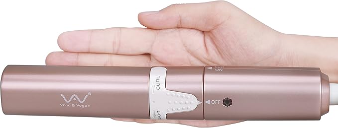 VAV Mini Travel 2 in 1 Curling Iron Small Hair Straightener and Curler Dual Voltage Flat Iron1 Inch Hair IronCeramic Portable Curling Wandfor Short HairCurls Bangs