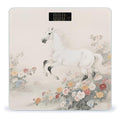 Elegant Horse Weight Scale Large Digital Bathroom Scales with Bright LED Display Non Slip Digital Scale and Step On Fashion Weighing Machine for Body