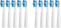 Replacement Electric Toothbrush Head Bristle Brush Refill Compatible with Fairywill FW-D1/FW-D3/FW-D7 Toothbrush Refills(10 PCS WT)