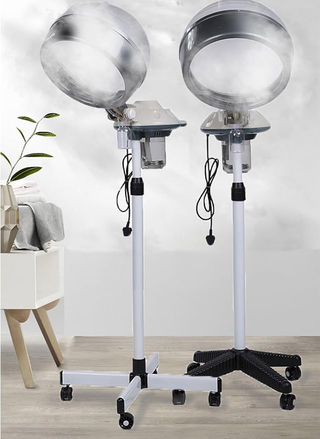 Professional Hair Steamer Hairdressing Care Hood Color Processor Beauty Salon Professional Stand Hairdryer Floor Hair Dryer Hairdresser StylingBlack