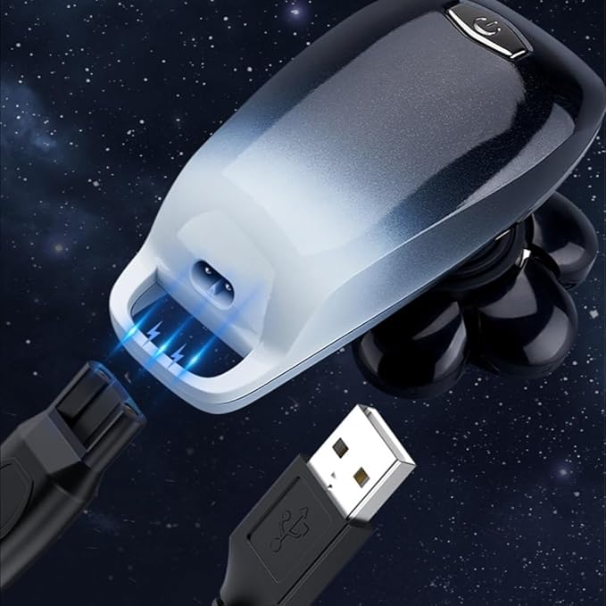 Head Shaver for Men 6In1 7-Blade Grooming Kit Electric Shaver for Men Hair Trimmer Beard Electric Razor Wet Dry Facial Body Bald Head Shaving Machine