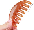 Scalp Massage Comb for Women Men按摩梳树脂月亮型梳子八齿梳按摩头部经络刮痧 HomeOffice Body Electric Massagers